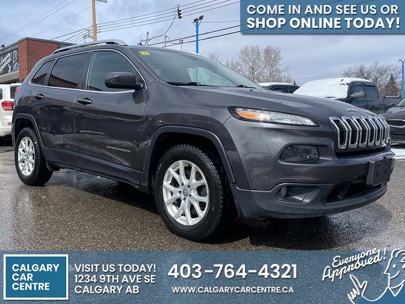2018 Jeep Cherokee 4X4 North $199B/W /w Back-up Cam, Heated-Seats. DR