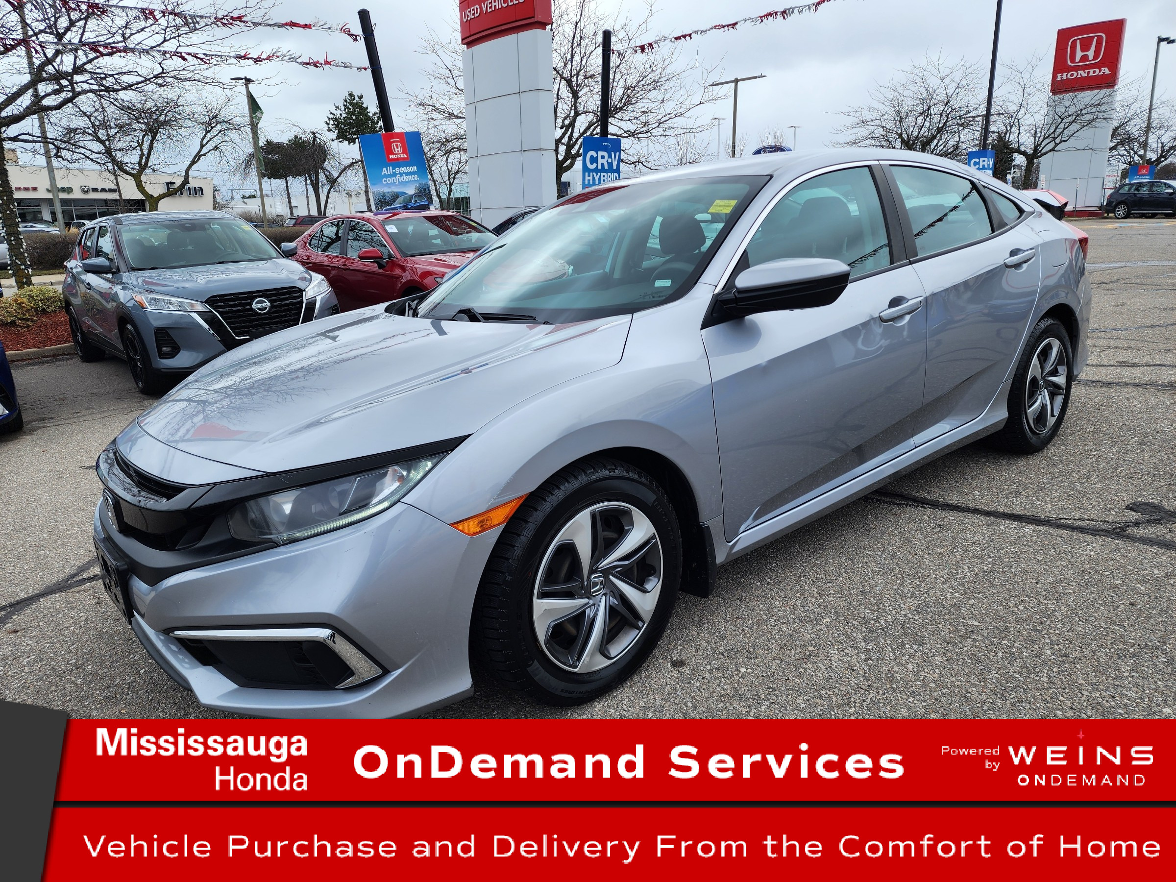 2019 Honda Civic LX / AS-IS / ONE OWNER/ NO ACCIDENTS