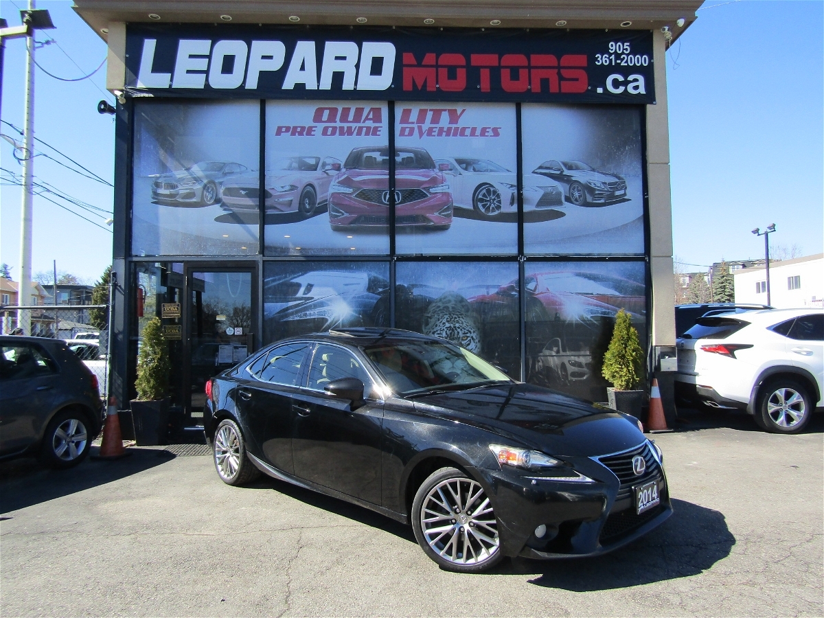 2014 Lexus IS 250 Awd, Sunroof, Camera, Leather, Alloy, *Certified*