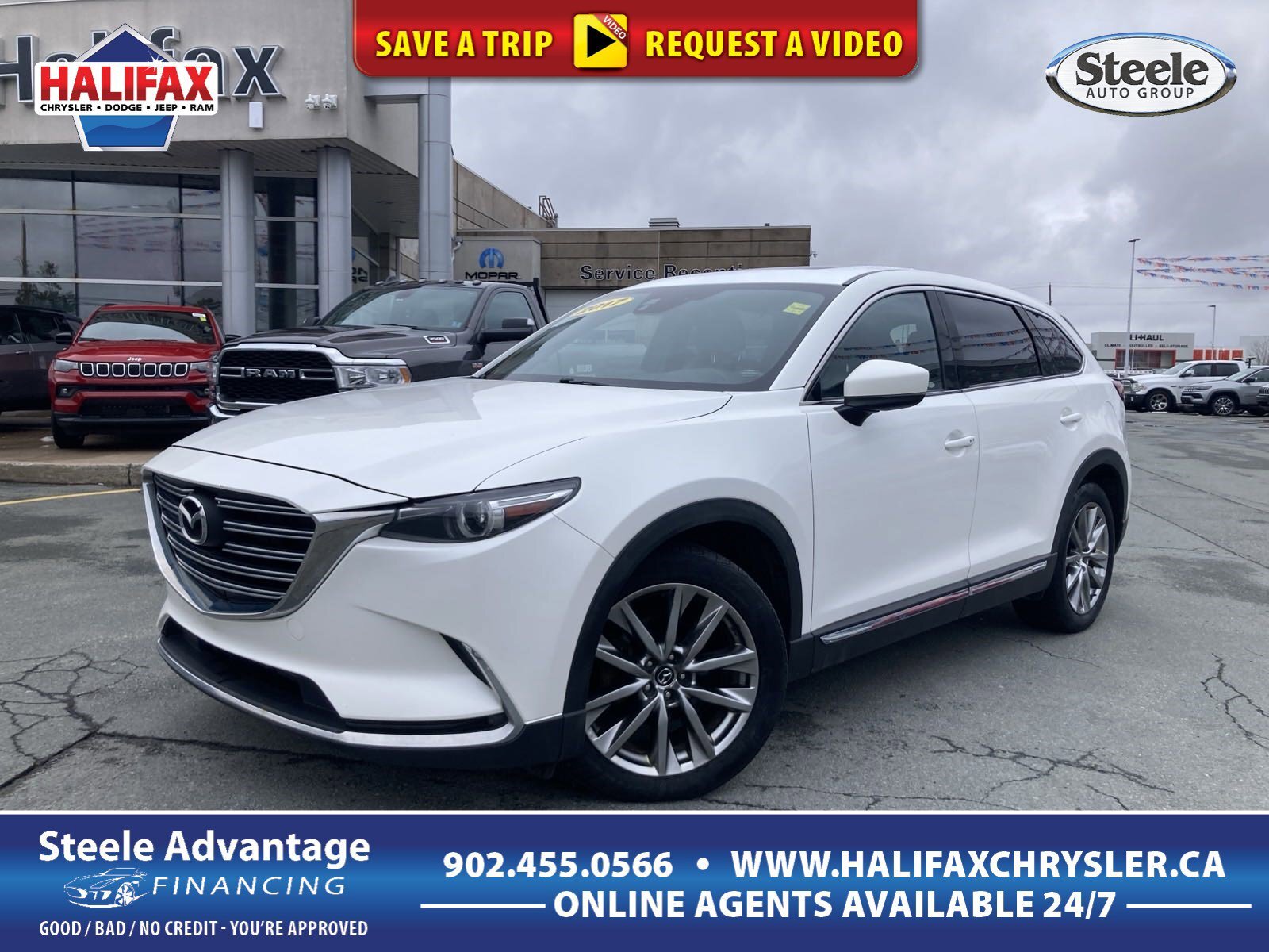 2017 Mazda CX-9 GT - 7 PASSANGER, HEATED LEATHER SEATS AND WHEEL, 