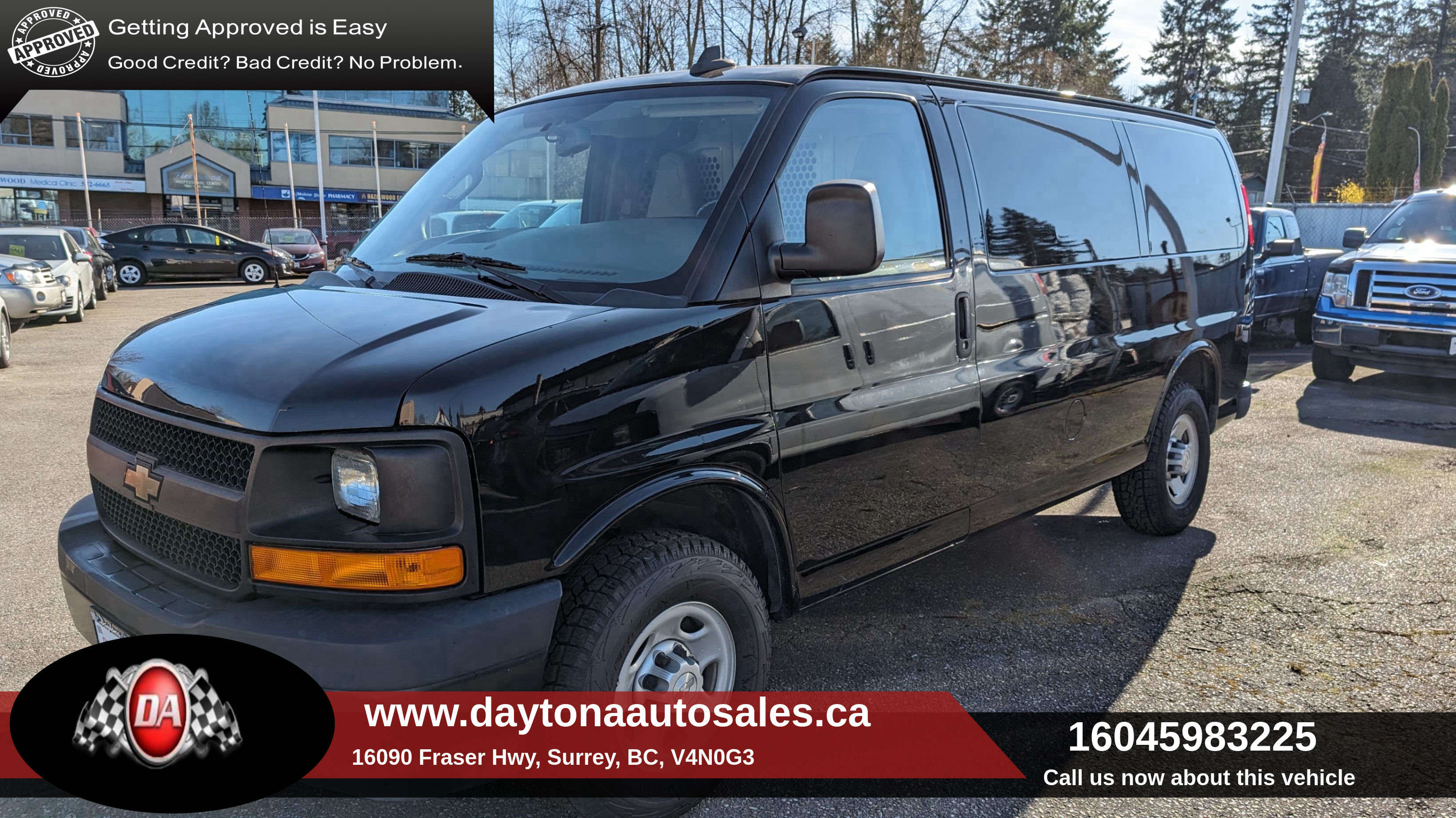2017 Chevrolet Express 2500 Cargo, we finance, no accidents,