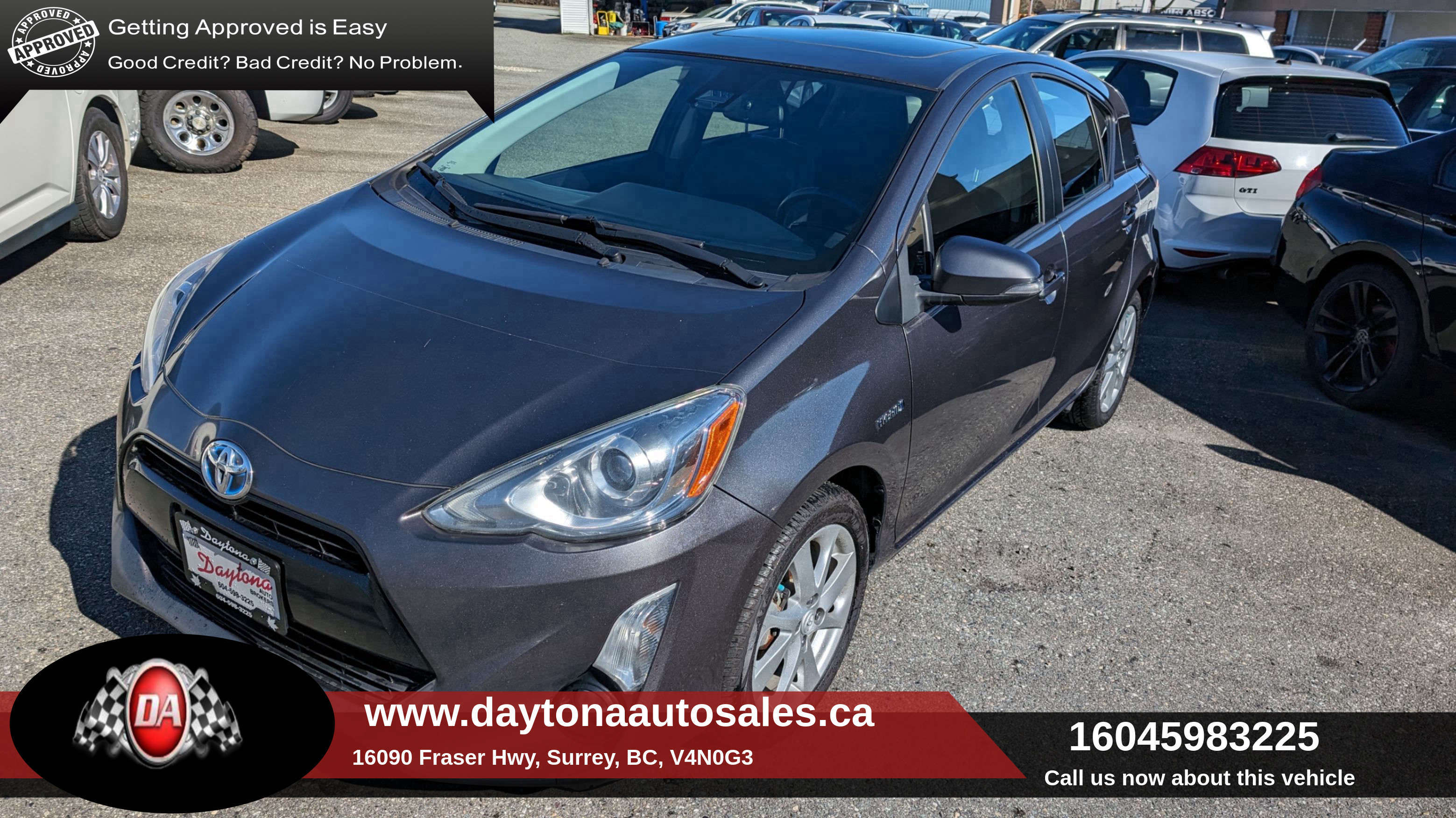 2016 Toyota Prius c 5dr HB Technology, navi, heated leathers seats, 