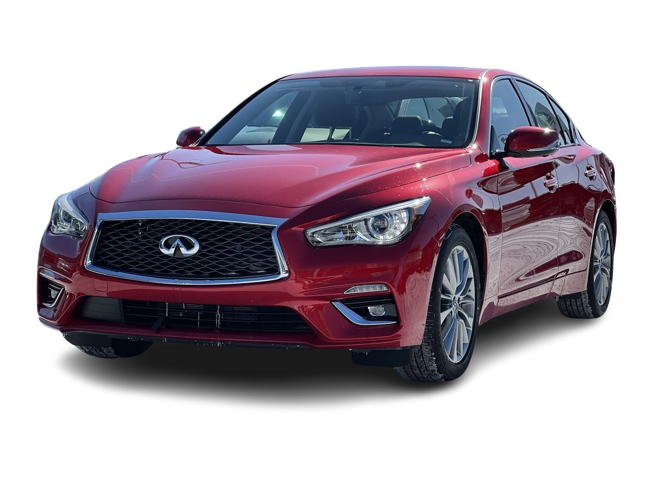 2024 Infiniti Q50 LUXE Power sliding, tinted glass moonroof, Leather