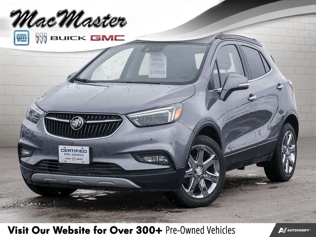 2019 Buick Encore ESSENCE, FWD, NAV, ROOF, HTD LEATHER, 1-OWNER!