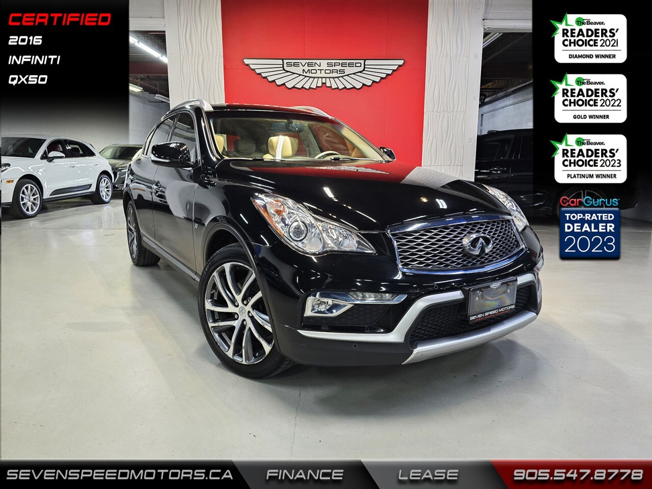 2016 Infiniti QX50 CleanCarfax/1Owner/Certified/Finance