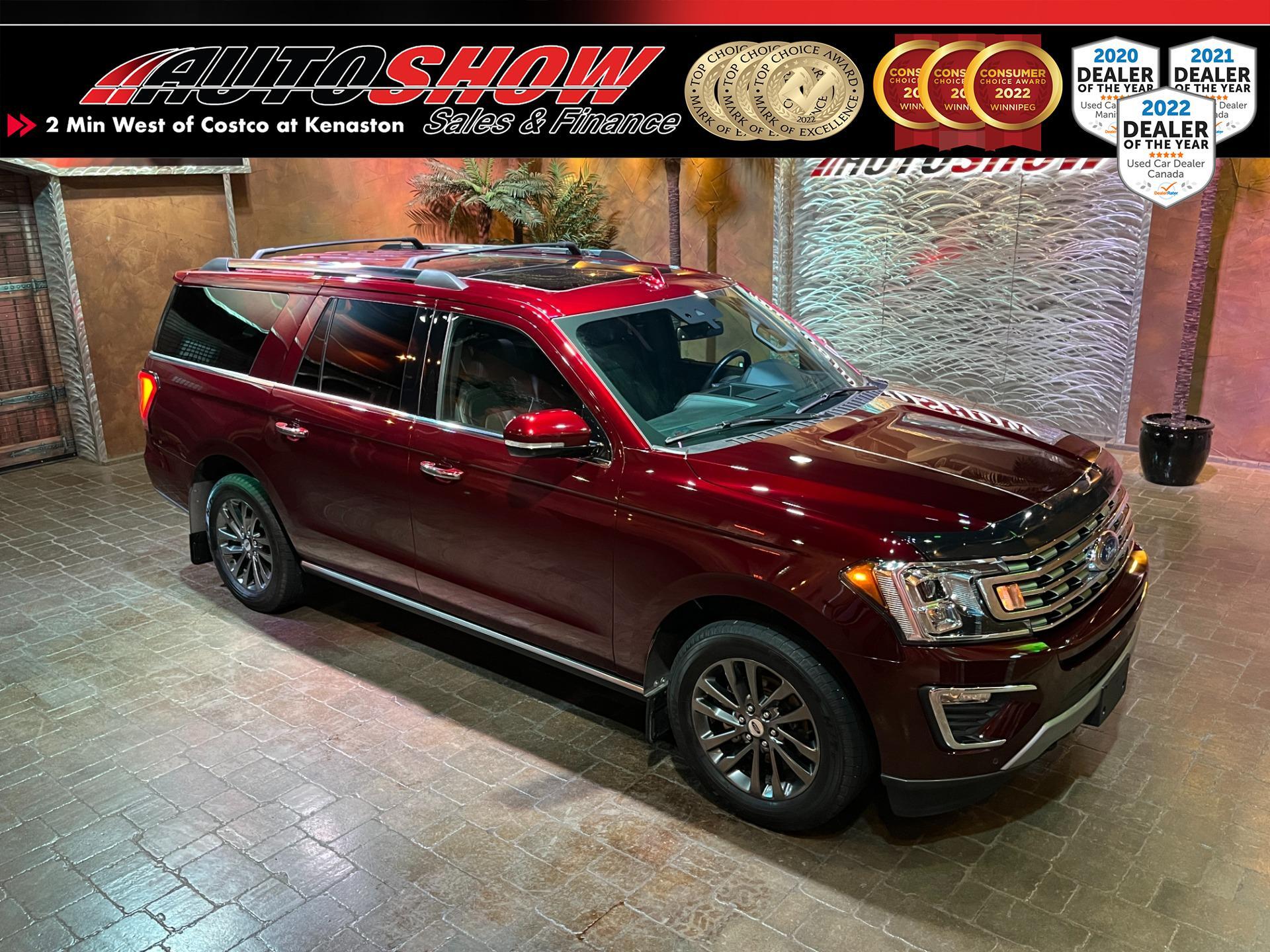 2021 Ford Expedition $75,800 Financed... Gorgeous Limited Max! Pano Roo