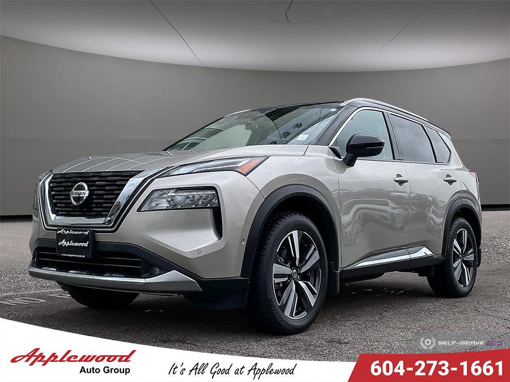 2021 Nissan Rogue Platinum AWD - 2 Yr FREE Oil Change, One Owner!