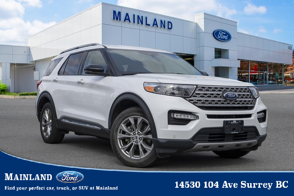 2021 Ford Explorer Limited LOCAL BC, NO ACCIDENTS, 7-SEAT, NAV, PWR L