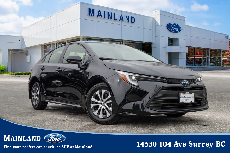 2023 Toyota Corolla Hybrid LE LOCAL BC 1-OWNER, NO ACCIDENT, HYBRID, HEATED S