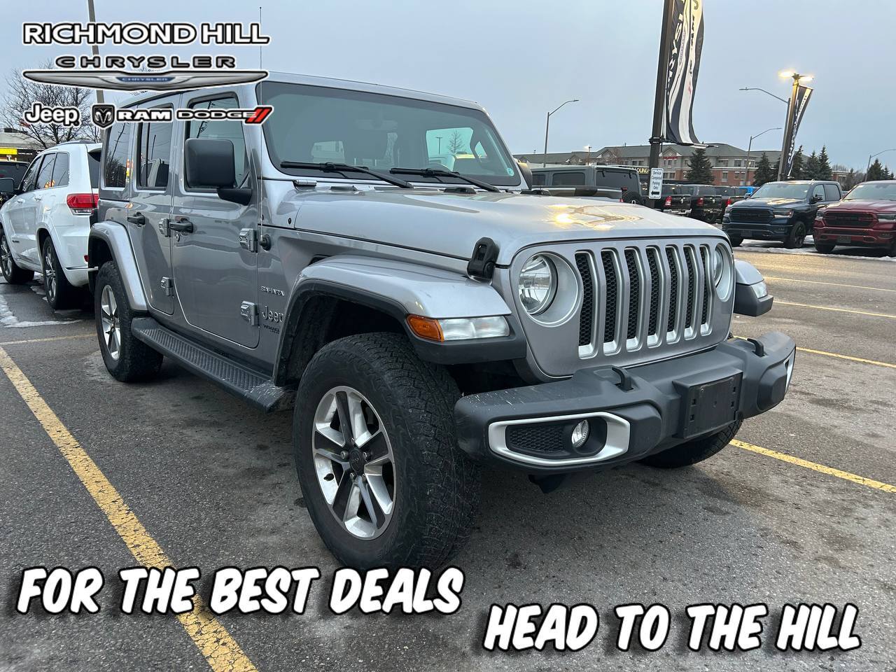 2019 Jeep WRANGLER UNLIMITED 2.0L Turbo,Navi , leather , blind spot ,one owner 