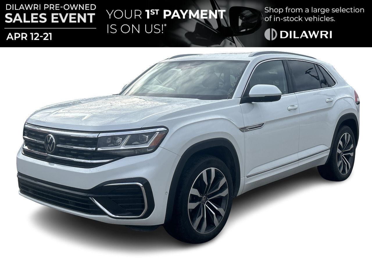 2022 Volkswagen Atlas Cross Sport Execline Clean Carfax| FULLY LOADED| Leather Seats