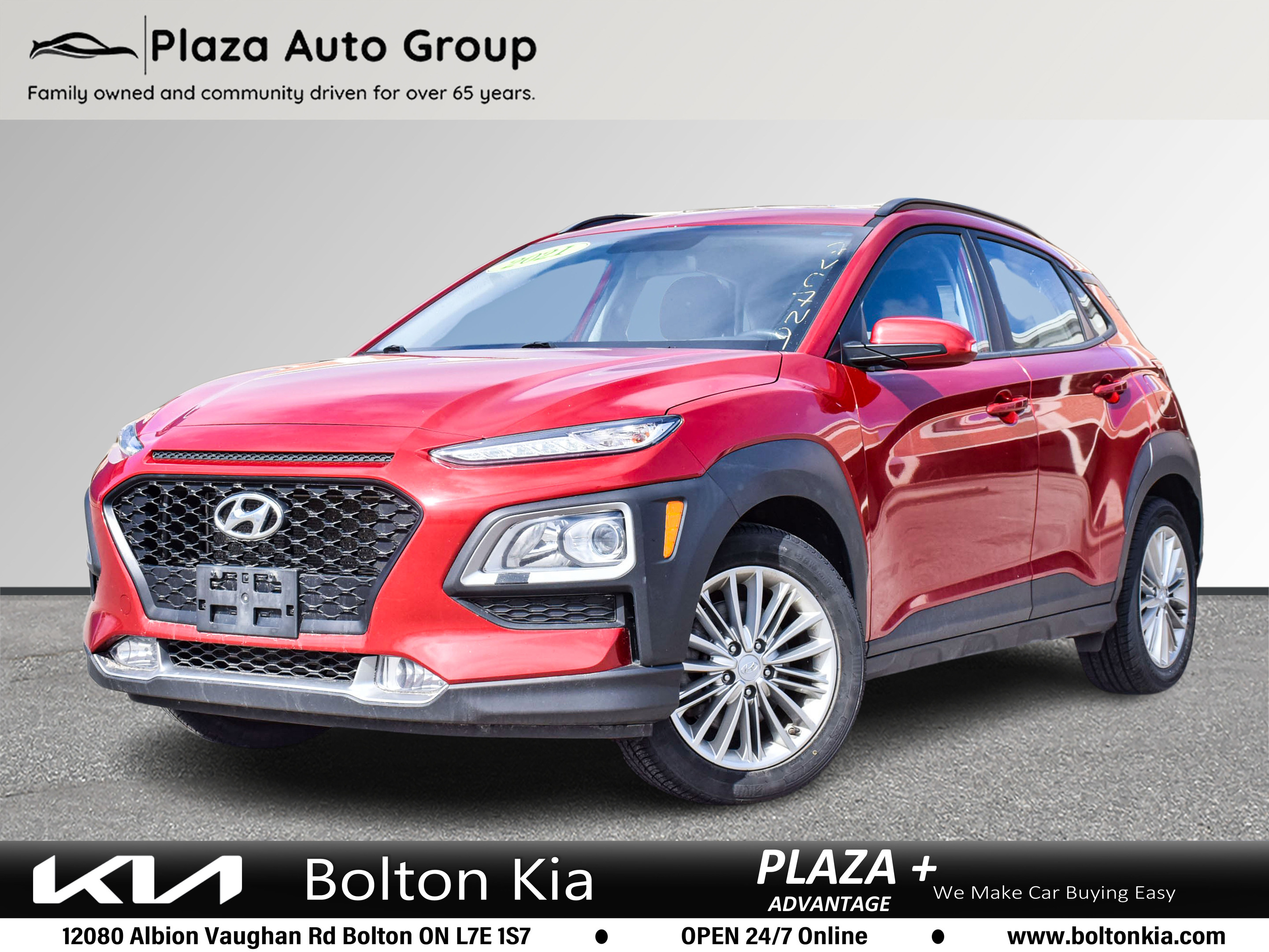 2021 Hyundai Kona $171 b/weekly* CLEAN CARFAX BLIND SPOT CARPLA