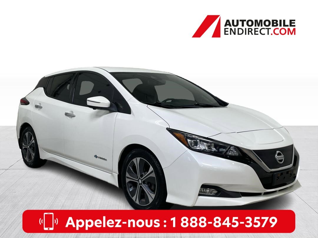 2018 Nissan LEAF SL Mags Cuir GPS Sièges Chauffants Caméra