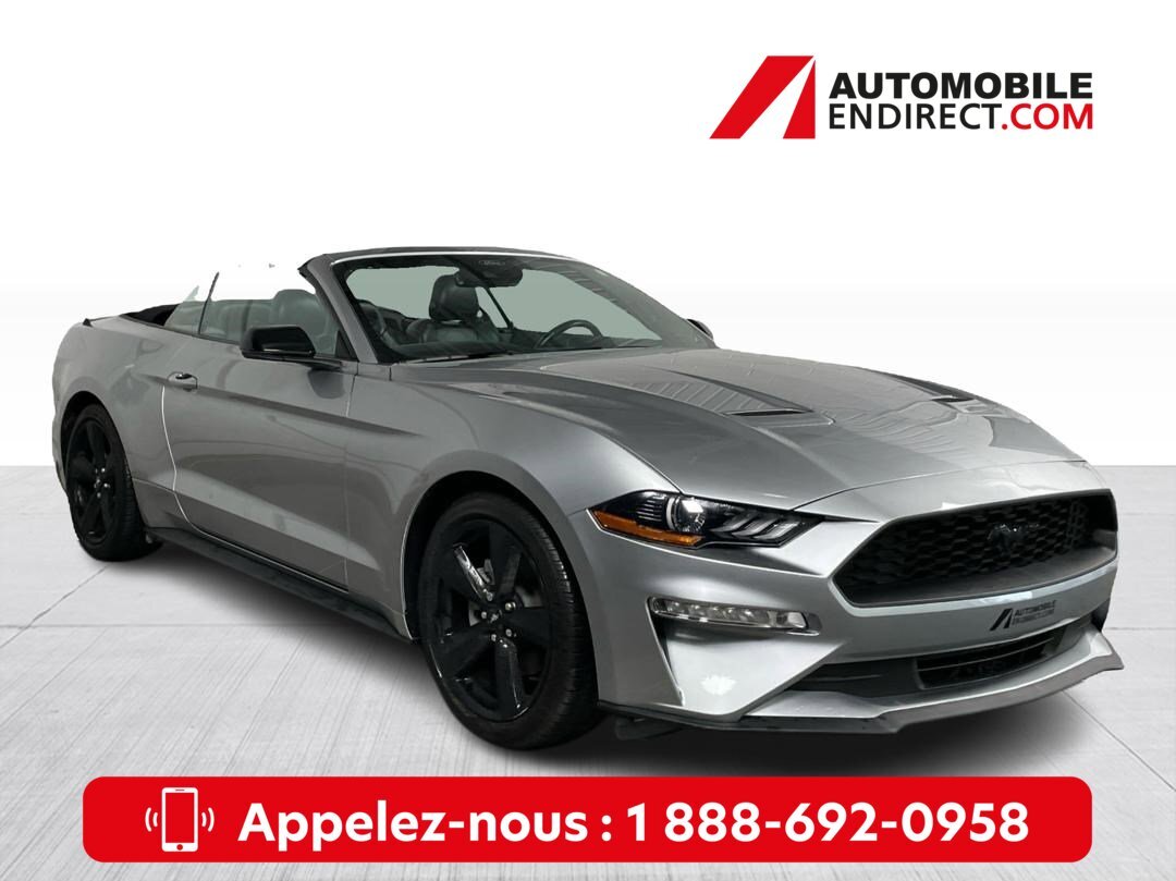 2021 Ford Mustang Ecoboost Premium Convertible Cuir Nav Mags
