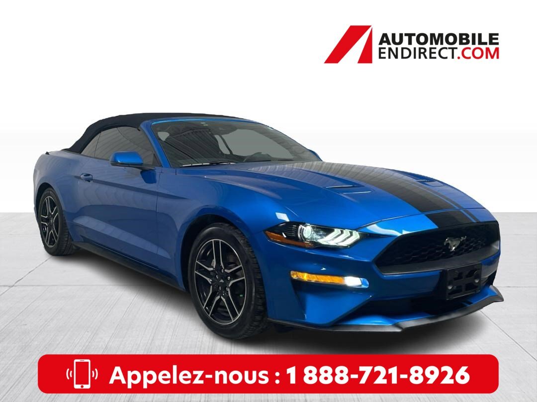 2019 Ford Mustang Ecoboost Premium Convertible Mags GPS Sièges chauf