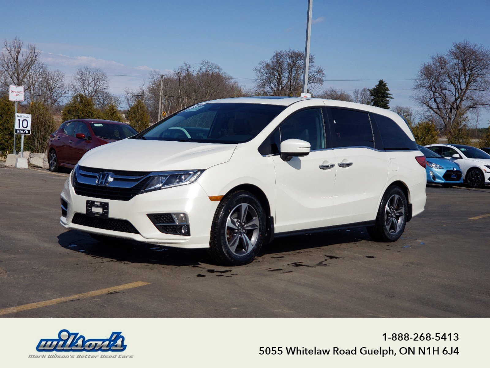 2019 Honda Odyssey EX-L RES, DVD, Leather, Sunroof, CarPlay + Android