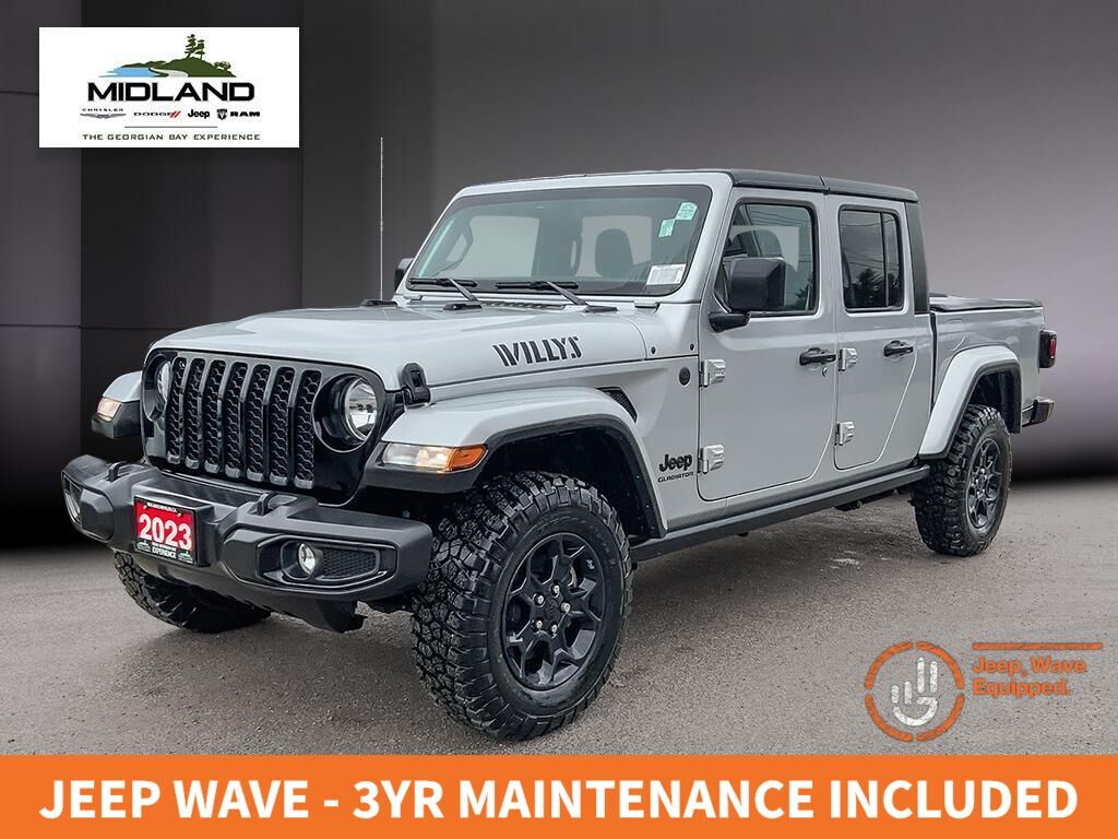 2023 Jeep Gladiator Willys-Heated Seats and Wheel/Trailer Tow/Navigati