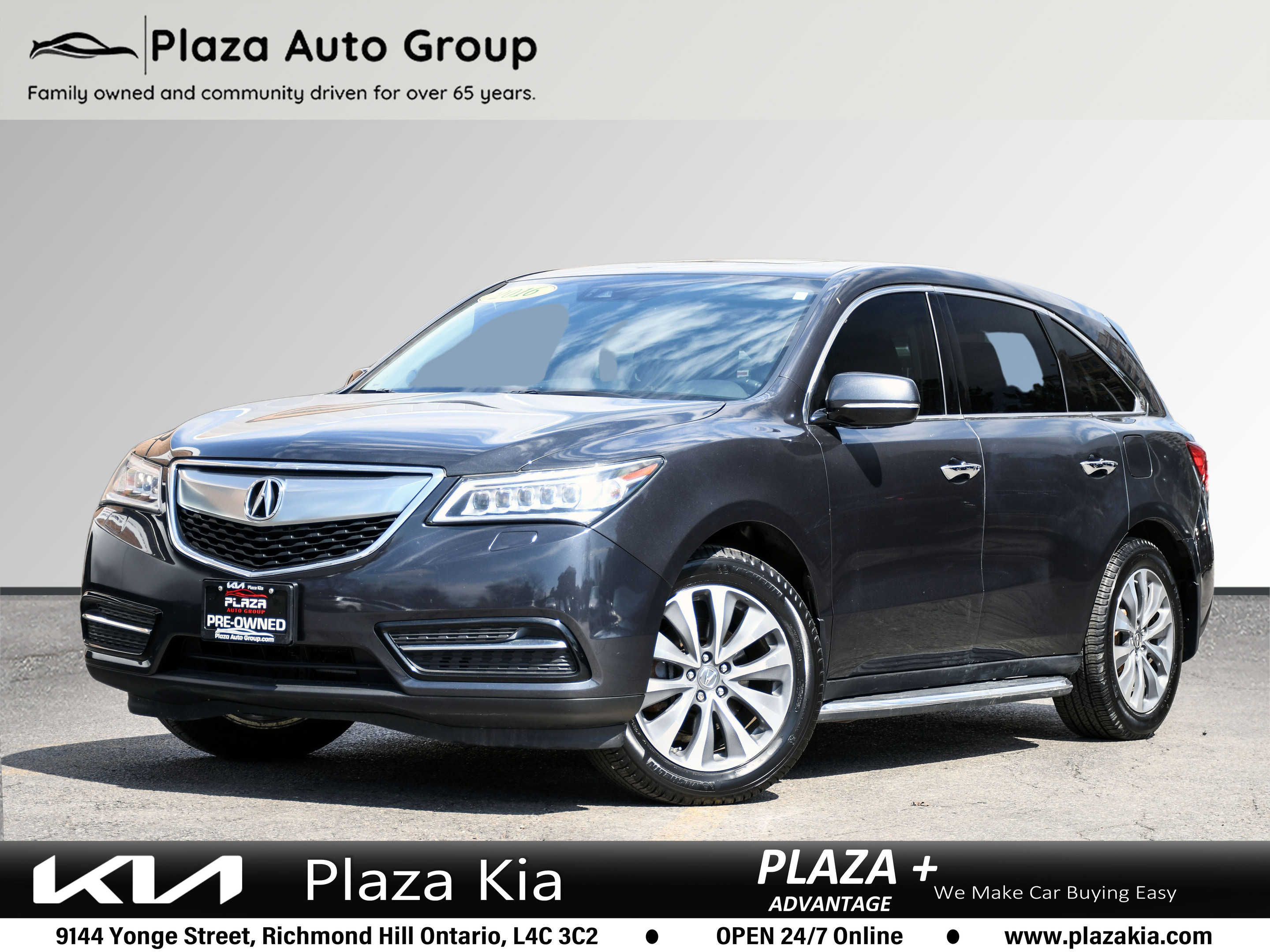 2016 Acura MDX 7 seater | Leather | AWD | Power Tailgate |
