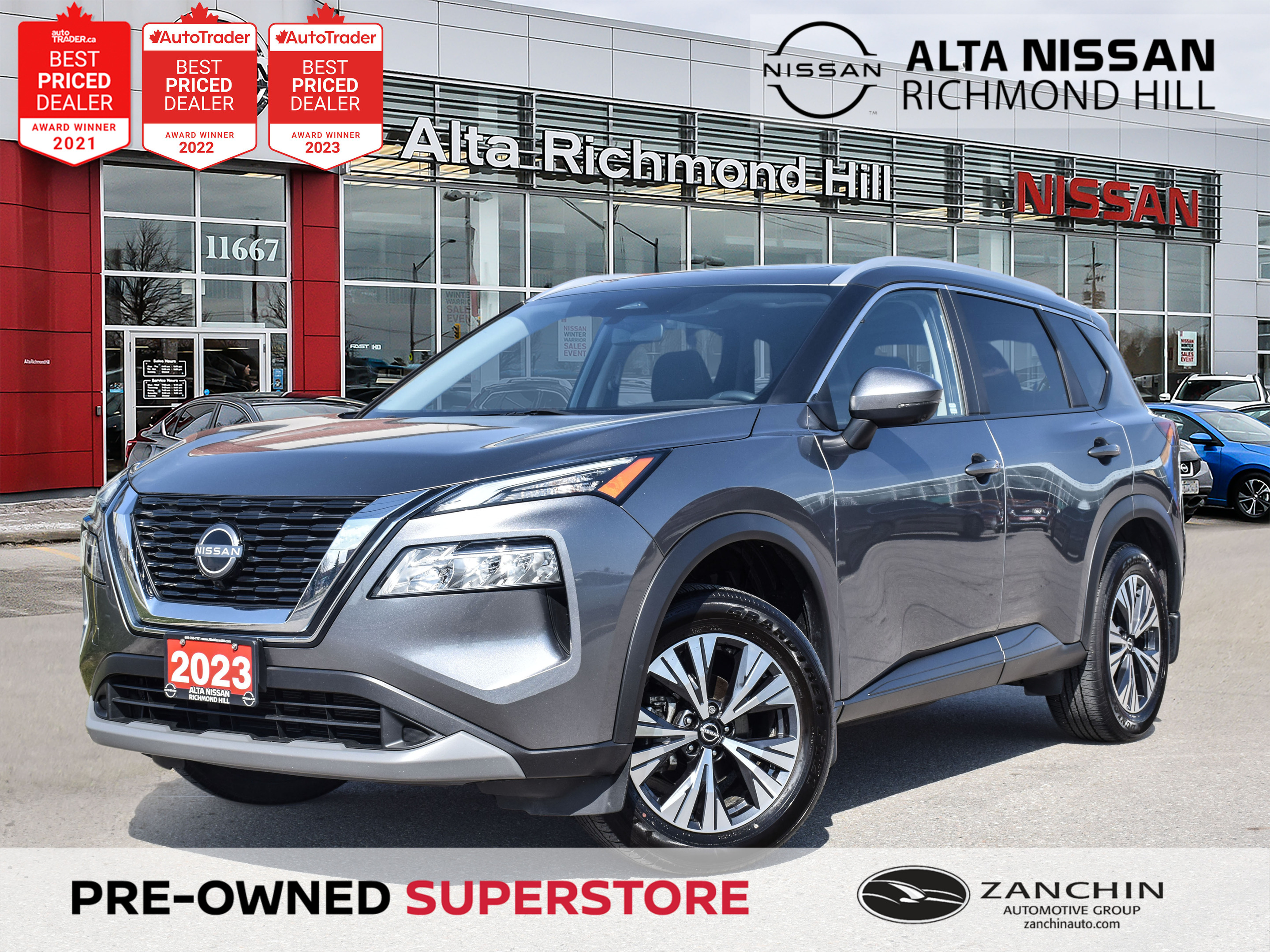 2023 Nissan Rogue SV AWD | MOONROOF | 360 CAM | REMOTE START | BSW |
