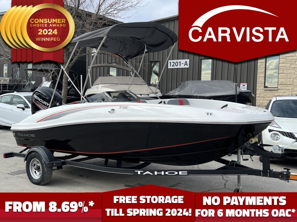 2019 Tahoe T16 75HP WITH TRAILER