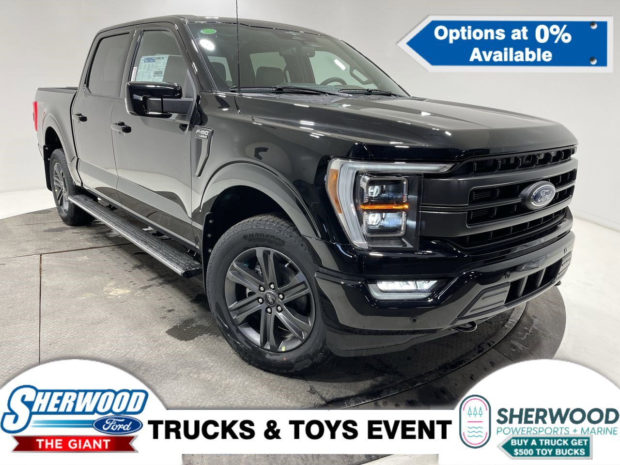 2023 Ford F-150 LARIAT- 502A- MOONROOF- POWER BOARDS