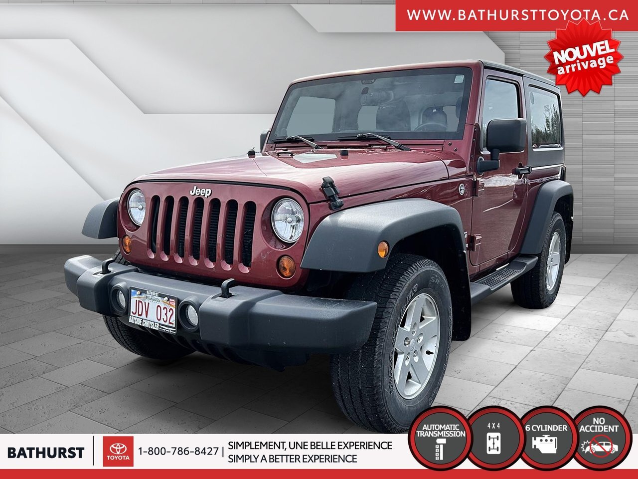 2012 Jeep Wrangler Sport CARFAX CLEAN!!! ONE OWNER!!! / CARFAX PROPRE
