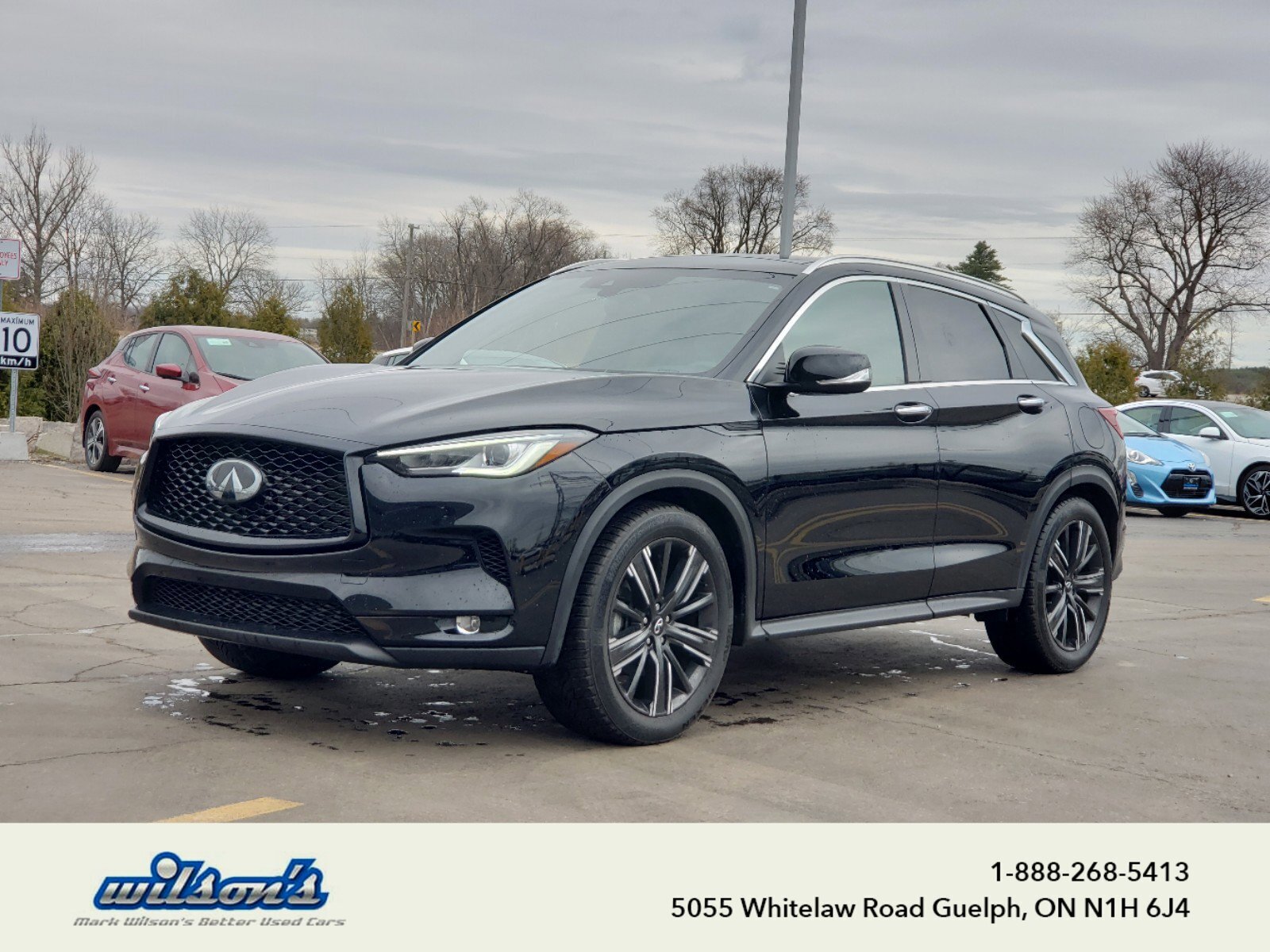 2022 Infiniti QX50 LUXE I-LINE AWD, Leather, Pano Roof, Heated Seats,