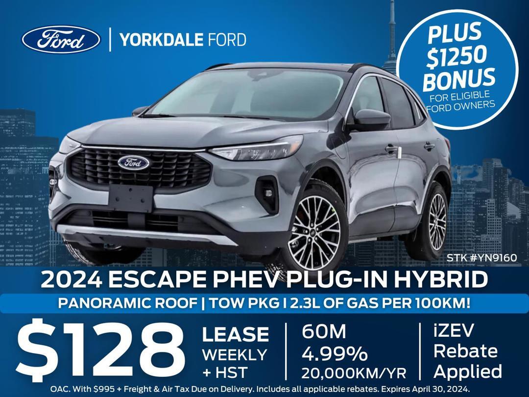 2024 Ford Escape PHEV - PLUG-IN HYBRID<br/>