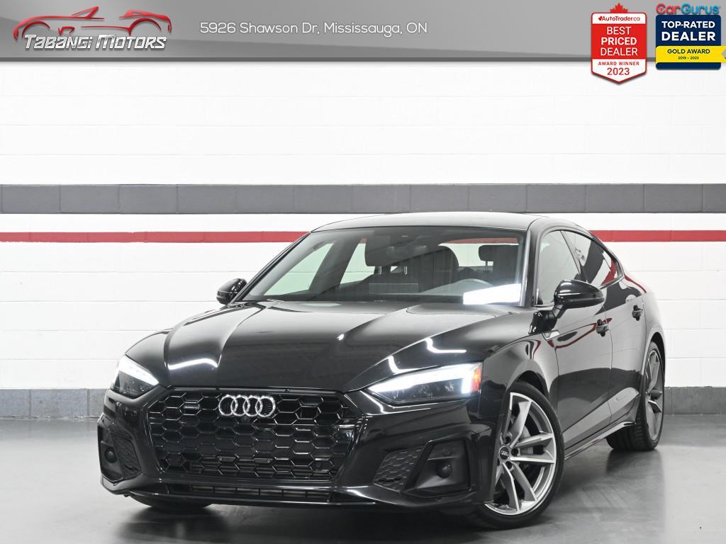 2020 Audi A5 Sportback Progressiv  S-Line Black Optics 360 Cam Navigation