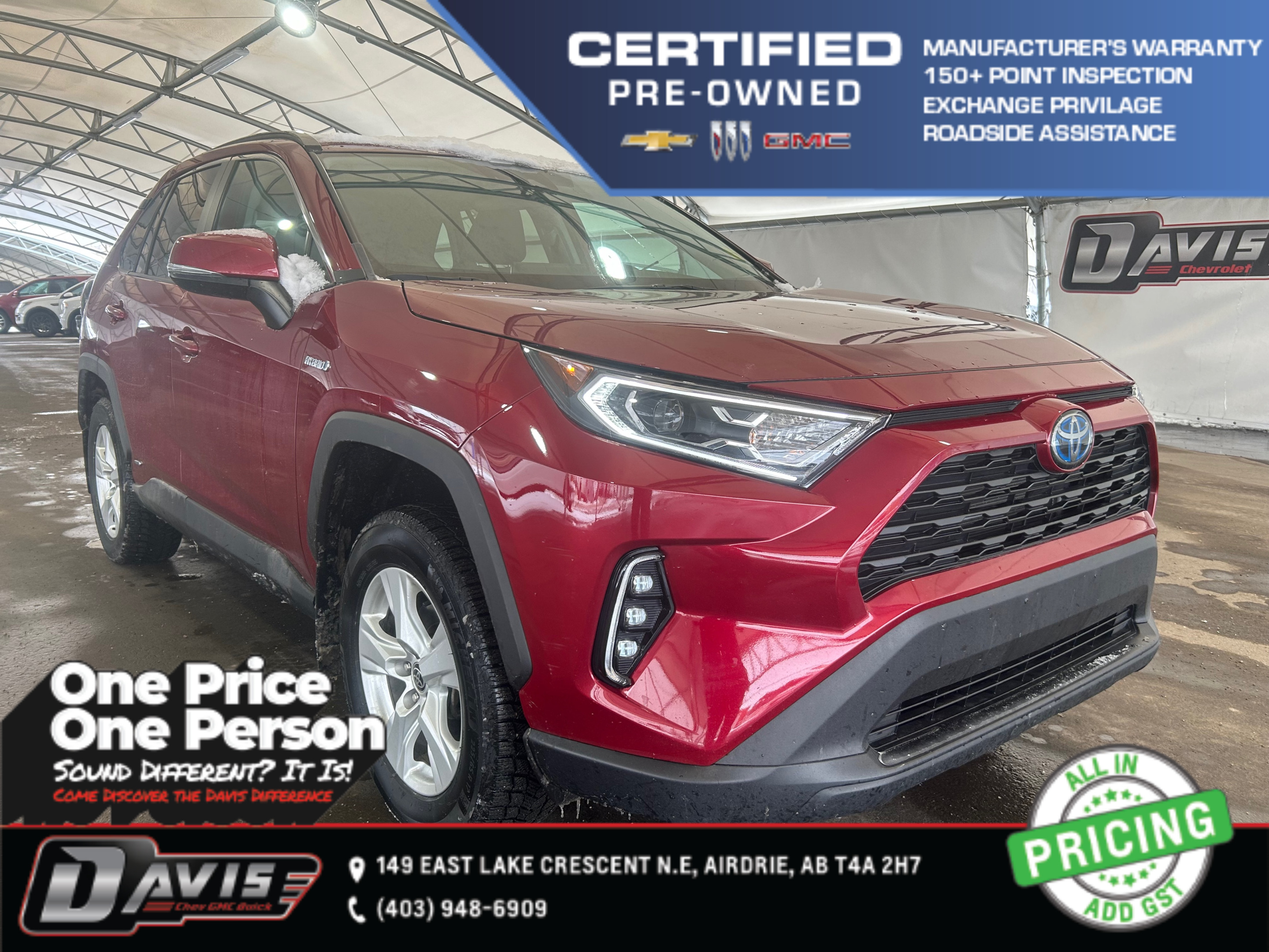 2021 Toyota RAV4 Hybrid XLE 1 OWNER | NO ACCIDENTS | SUNROOF | 2 SETS OF T