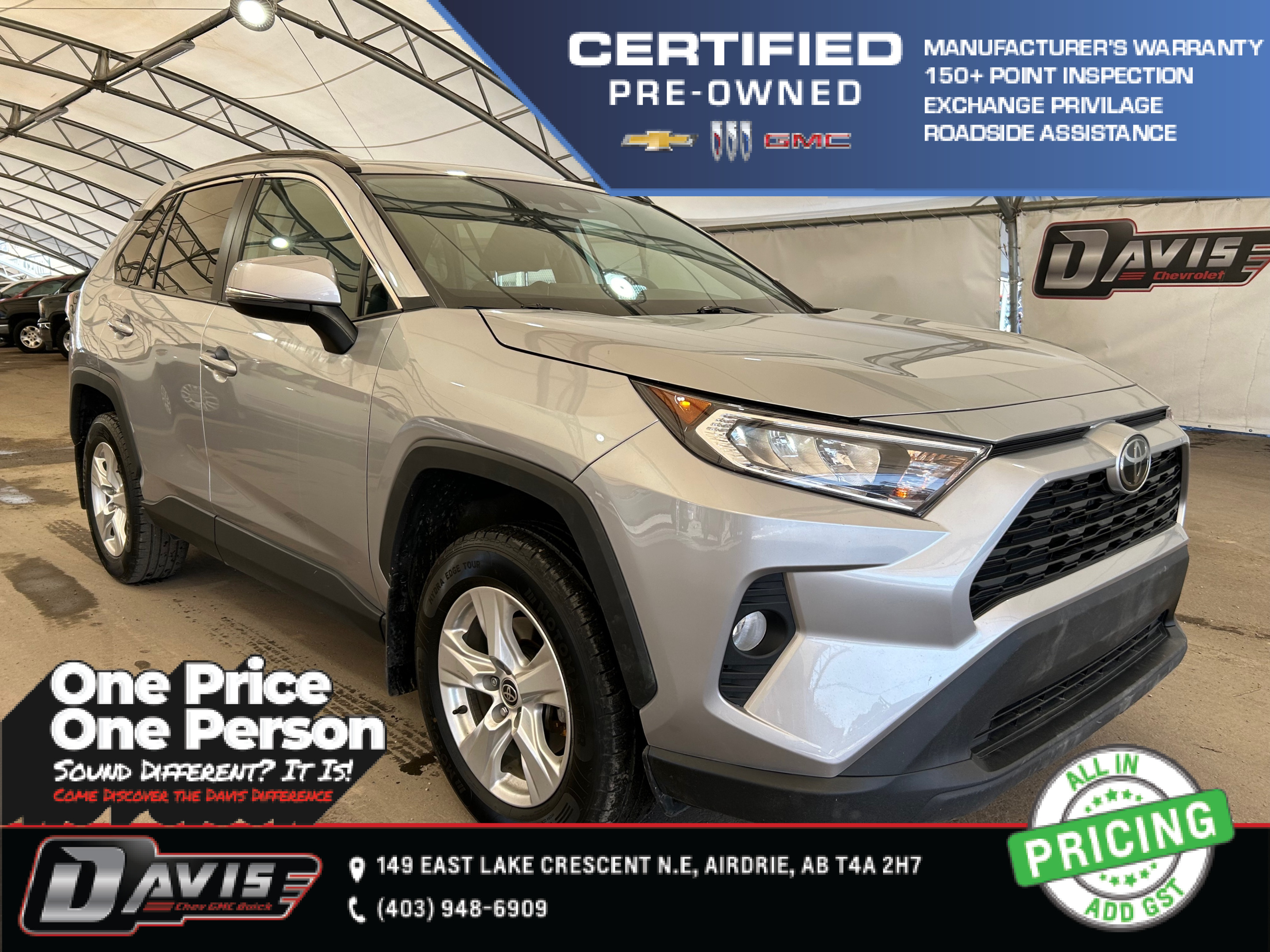 2021 Toyota RAV4 XLE 1 OWNER | NO ACCIDENTS | SUNROOF | COMES WITH 