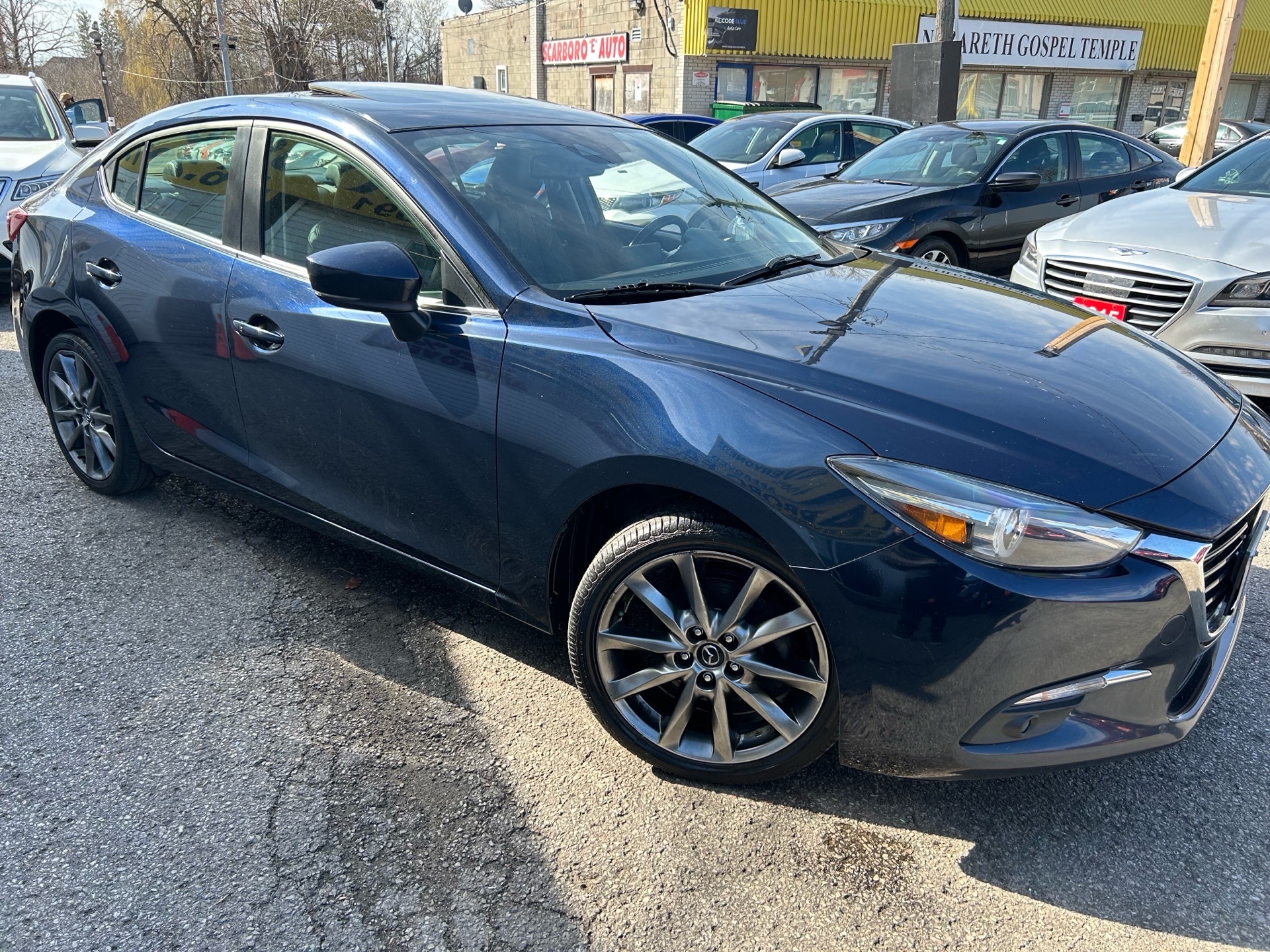 2018 Mazda Mazda3 GT/CAMERA/LEATHER/ROOF/BLUE TOOTH/HEATED SEATS/HEA
