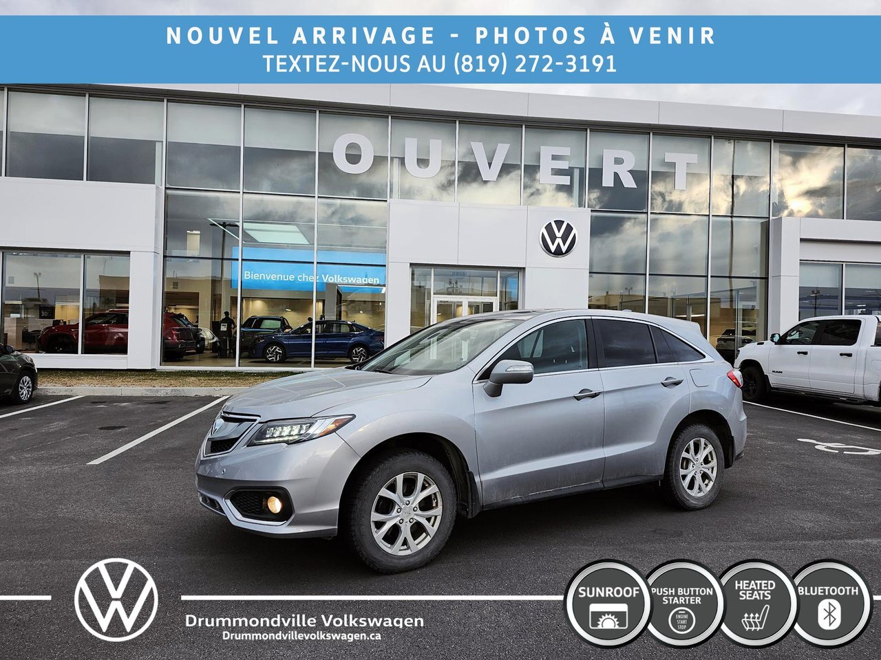 2017 Acura RDX Elite Pkg + nav/gps + TOIT + CUIR + BAS KM + AWD +