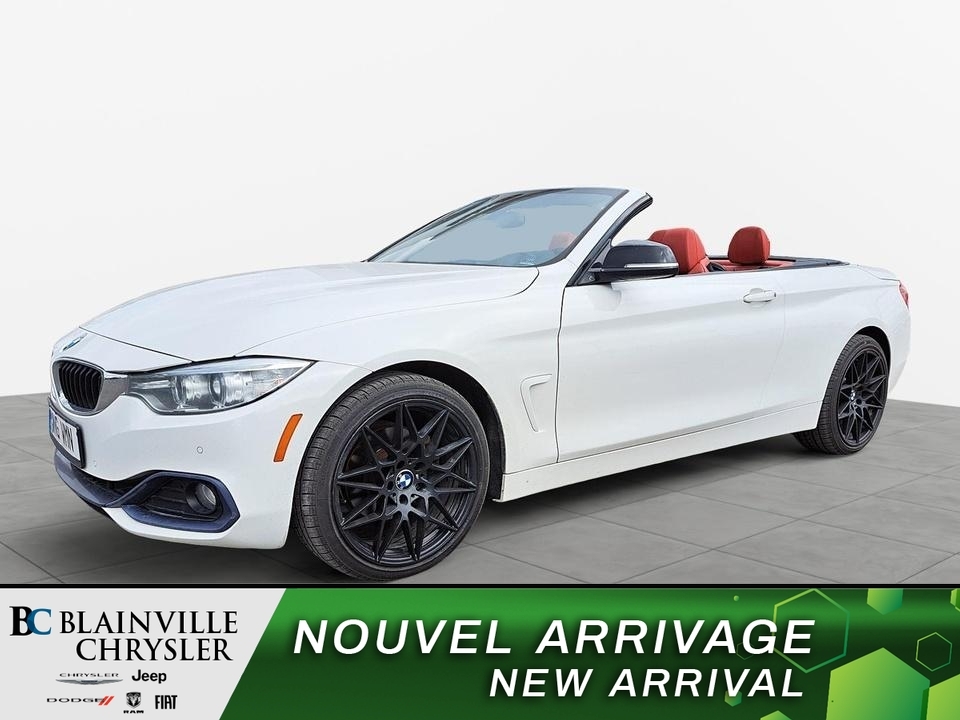 2016 BMW 4 Series 428i xDrive CONVERTIBLE CUIR ROUGE GPS MAGS