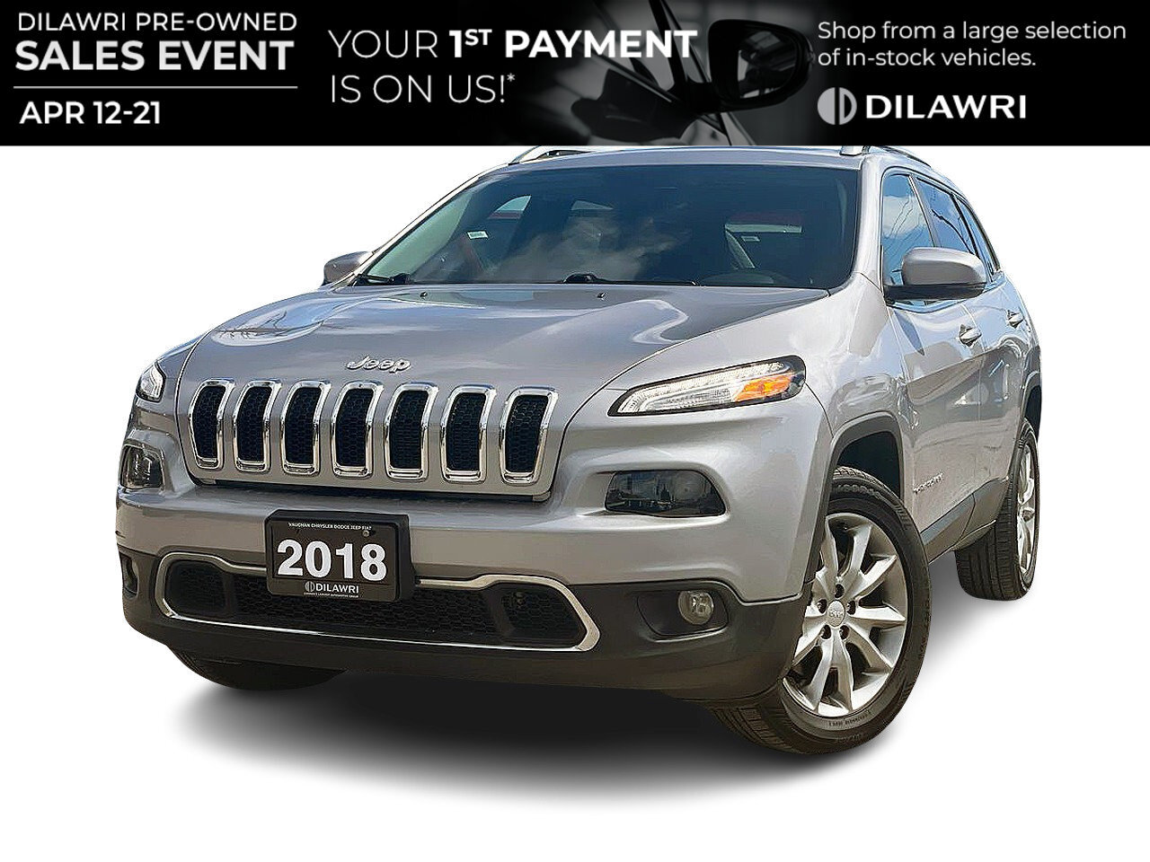 2018 Jeep Cherokee 4x4 Limited 1 Owner | Leather Seats | Clean Carfax