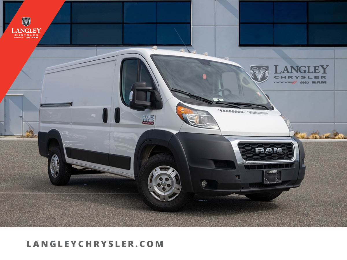 2019 Ram ProMaster 1500 Low Roof Heated Seats | Locally Driven