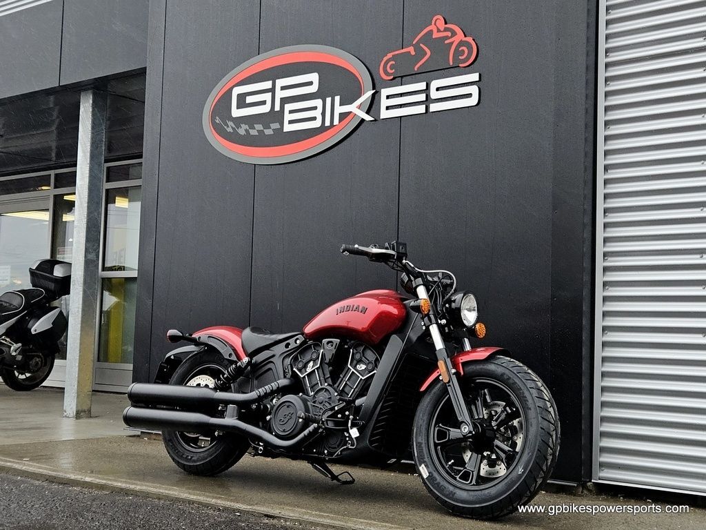 2024 Indian Motorcycles Scout® Bobber Sixty ABS Sunset Red Metallic 