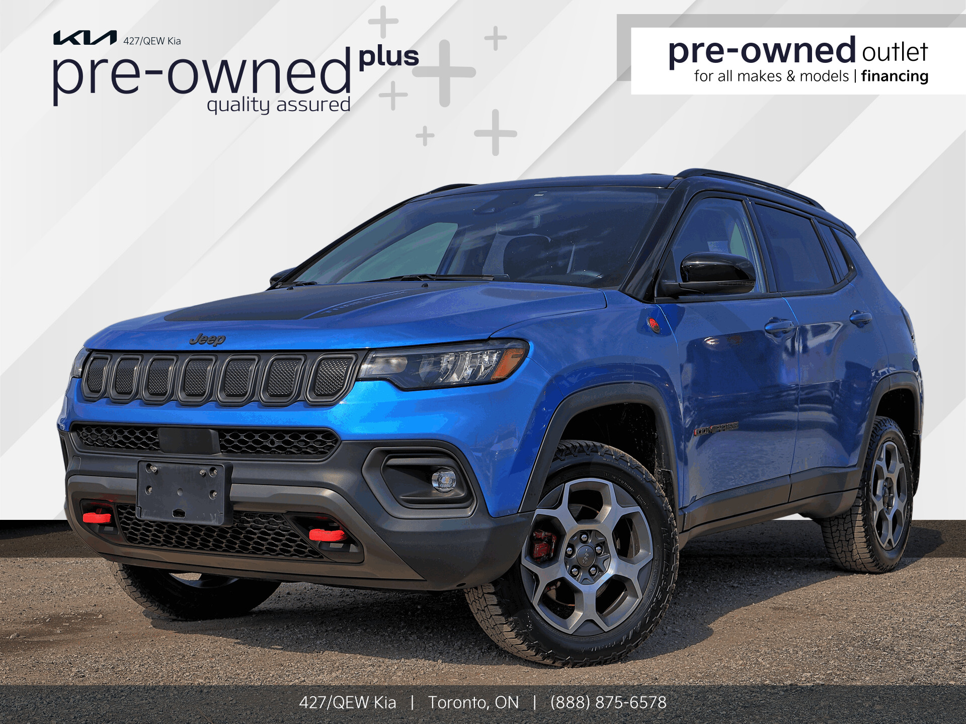 2022 Jeep Compass Trailhawk 4x4 | Climate Control | Power Seat
