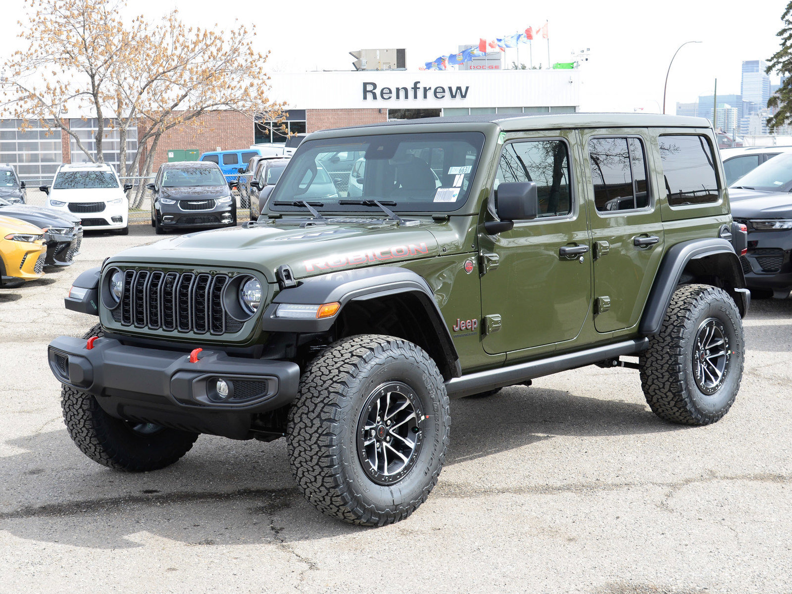 2024 Jeep Wrangler Rubicon 4x4, 1-Touch Pwr Top, 35 Inch Tires, 12 In