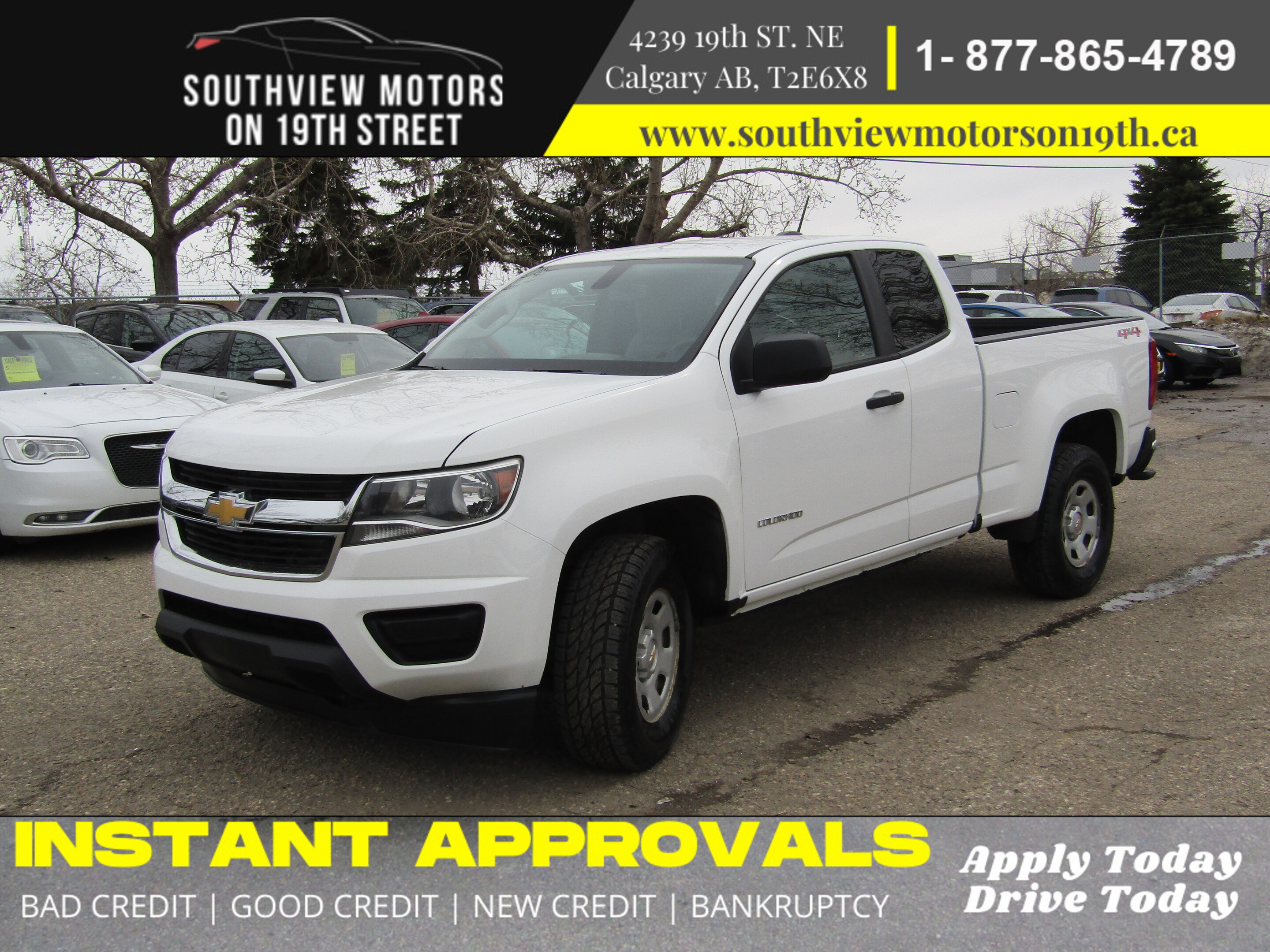 2016 Chevrolet Colorado 4WD WT-EX CAB-BLUETOOTH-FINANCING AVAILABLE