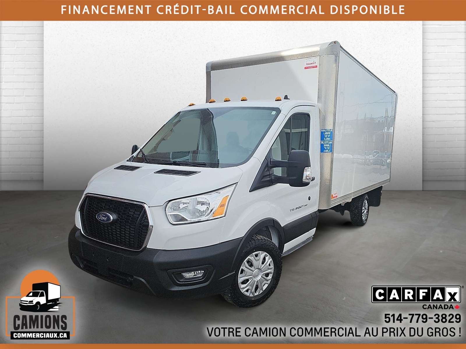 2021 Ford Transit T-250 CUBE 14 PIEDS ROUE SIMPLE