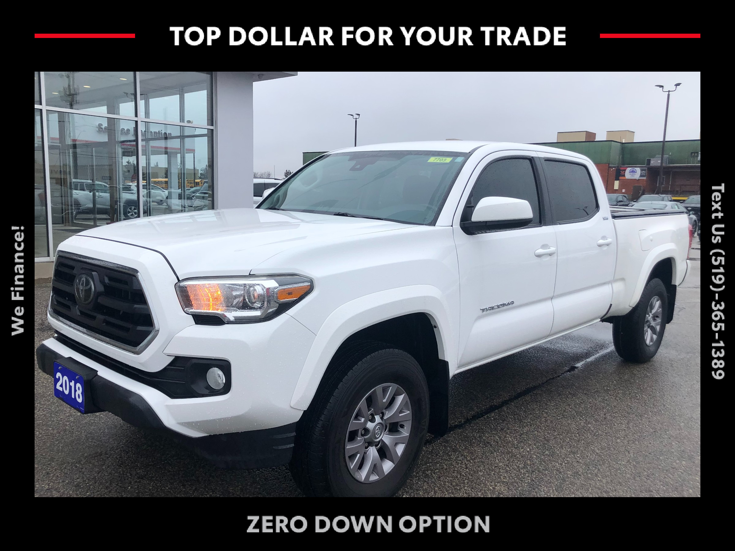 2018 Toyota Tacoma SR5 EDITION--LOCAL TRADE--PRICED TO SELL