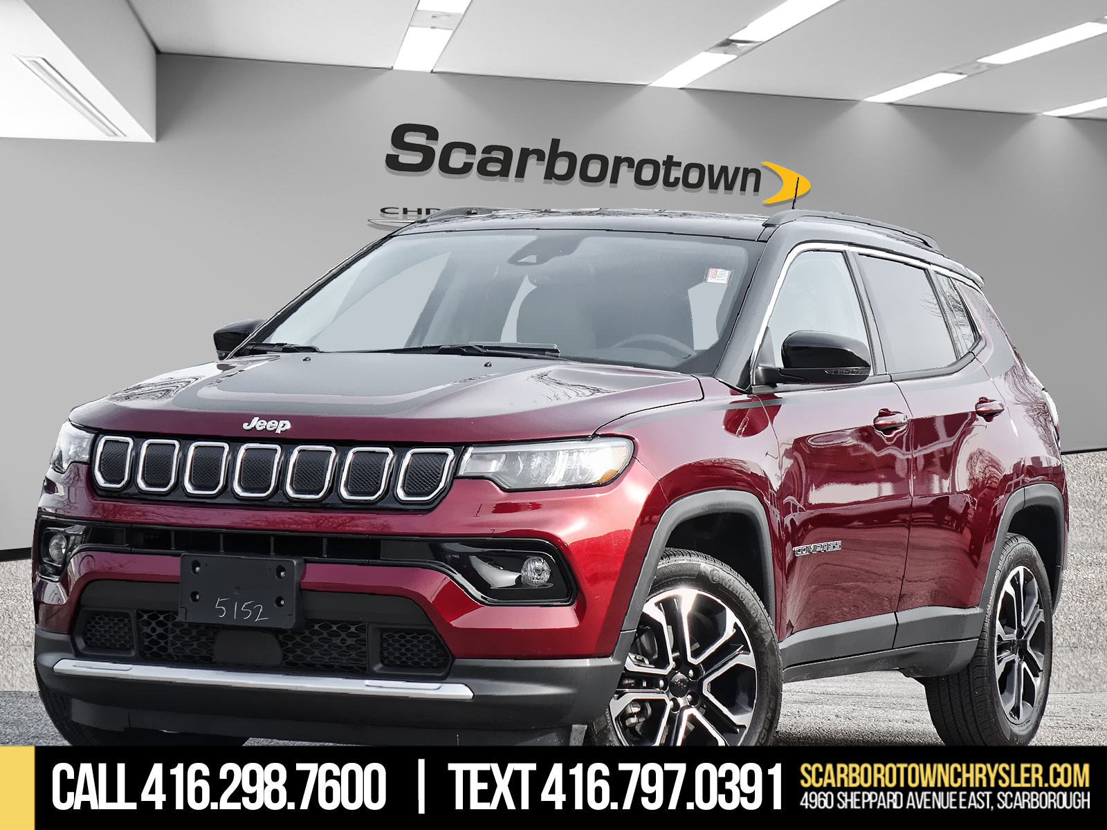 2022 Jeep Compass Limited 4x4 | CarPlay | Bluetooth | Safety Group