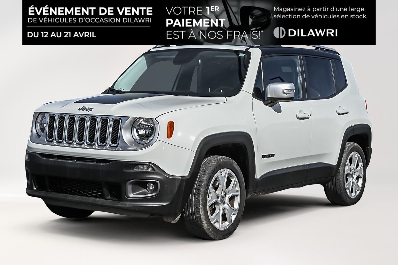 2016 Jeep Renegade Limited | CUIR | TOIT AMOVIBLE | CLEAN Clean Carfa