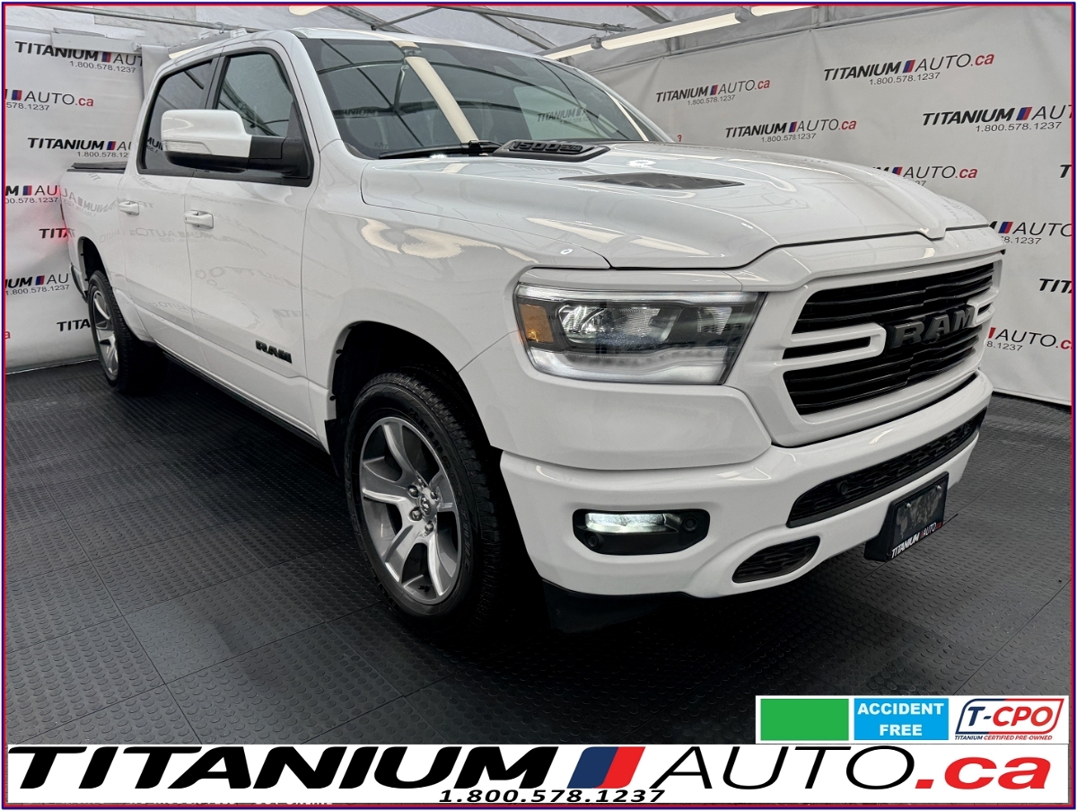 2020 Ram 1500 Pano Roof-12" GPS-Crew Cab-Cooled Leather-360Camer