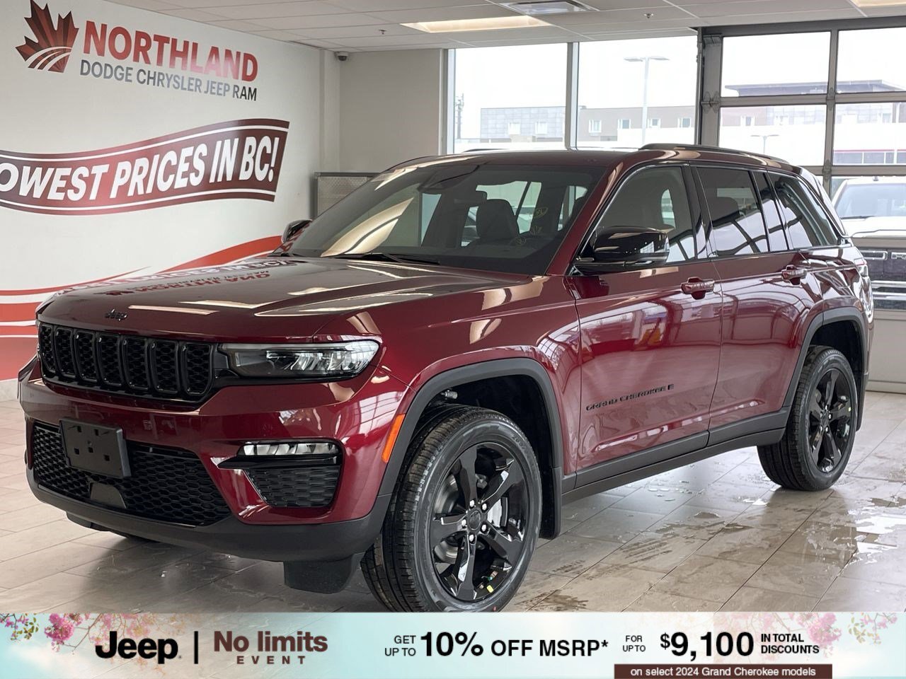 2024 Jeep Grand Cherokee Limited | 4WD | Leather | NAV | Backup Camera | He