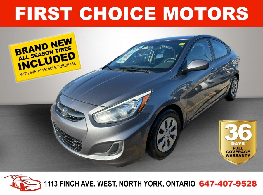 2015 Hyundai Accent GL ~AUTOMATIC, FULLY CERTIFIED WITH WARRANTY!!!~