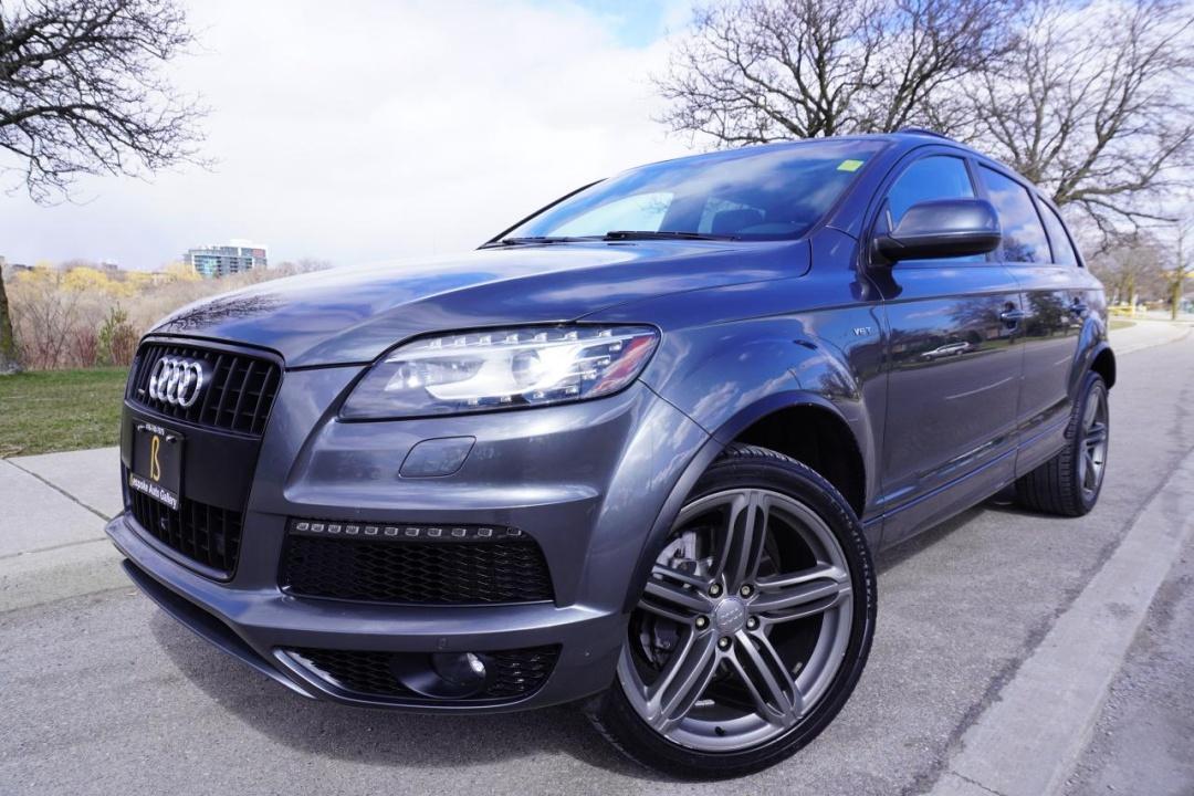 2014 Audi Q7 S-LINE / NO ACCIDENTS / LOADED / 7 PASS / STUNNING
