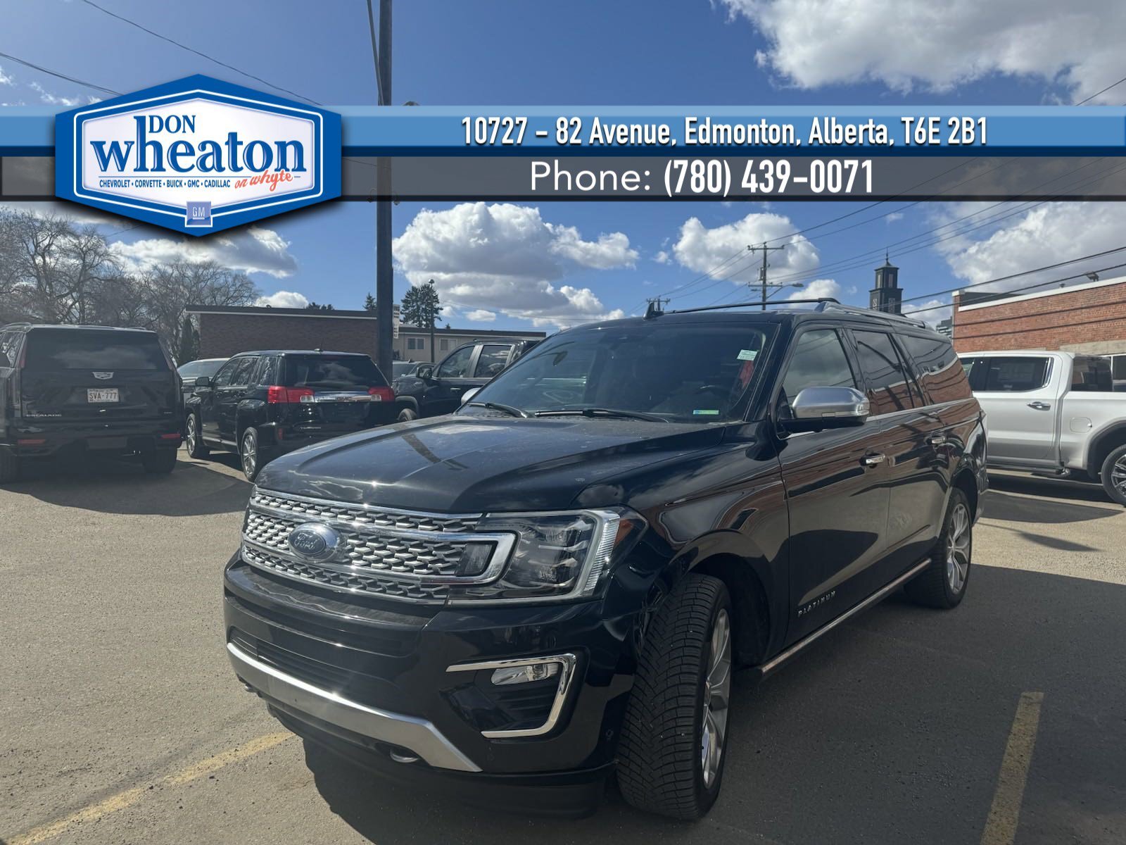 2019 Ford Expedition Platinum Max 4x4 Sunroof Nav Heated & Vented Leath
