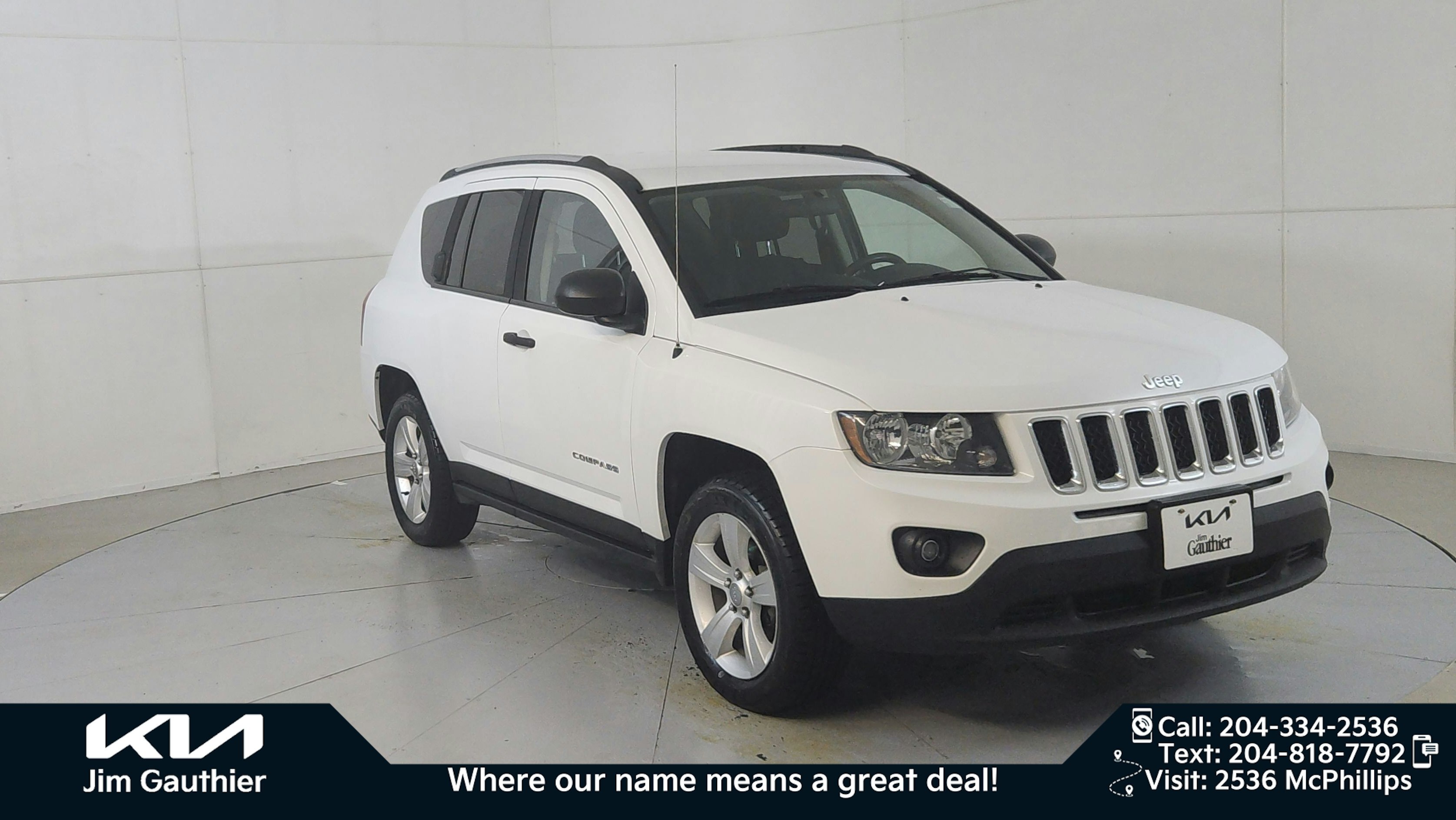 2016 Jeep Compass 4WD Sport MT, Accident Free, low km, budget-priced